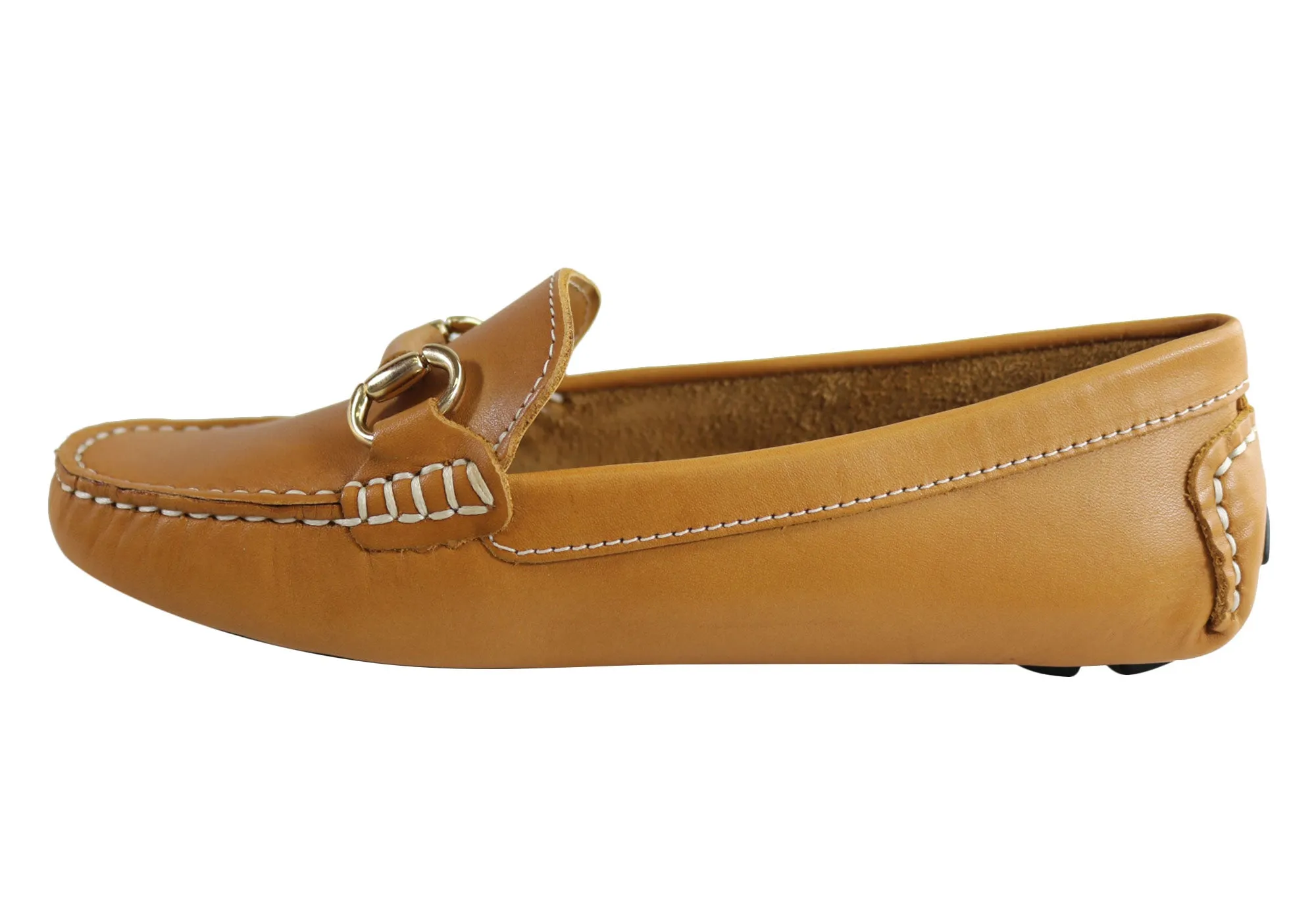 Andacco Miranda Womens Comfortable Leather Loafers Made In Brazil