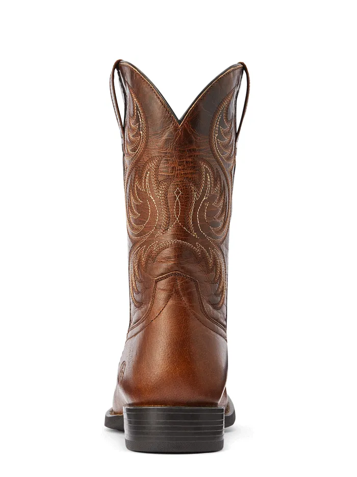 Ariat 10042399 Mens Sport Boss Man Western Boot Rich Cognac