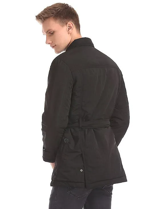 Arrow Newyork Double Breasted Belted Jacket