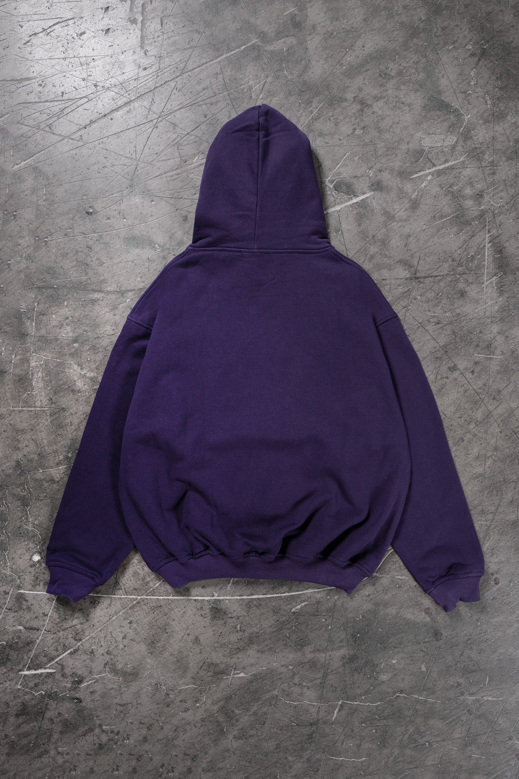 BALLOON PLUM SNAP BUTTON HOODIE