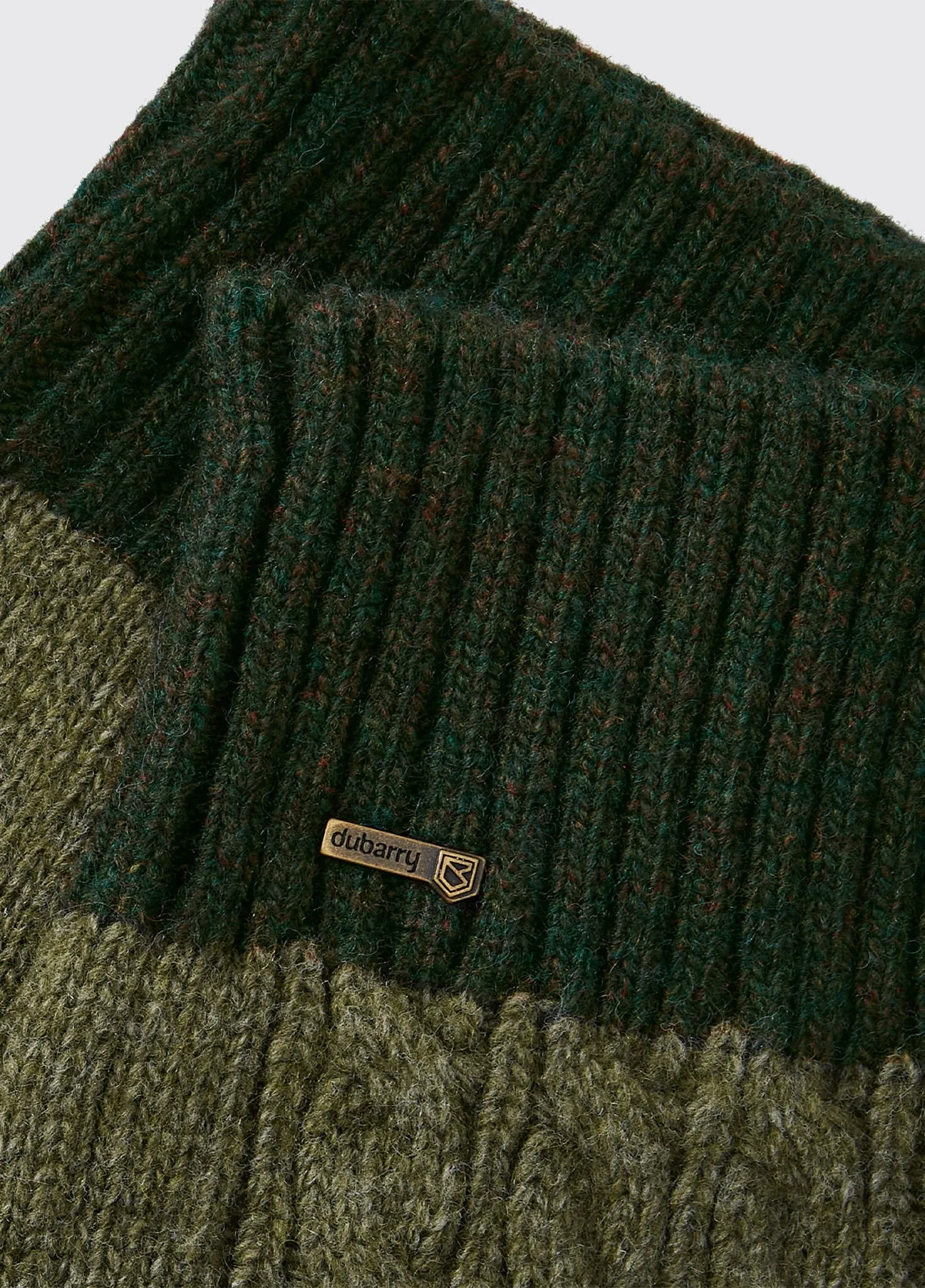 Ballyhide­­ Knitted Gloves - Olive