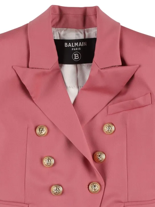 Balmain   Double breasted wool jacket 