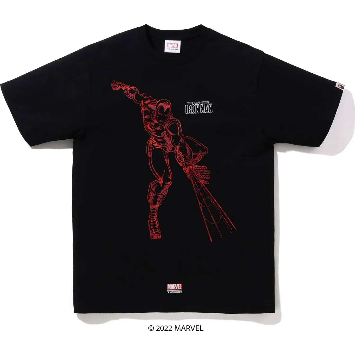 BAPE X MARVEL IRON MAN TEE MENS