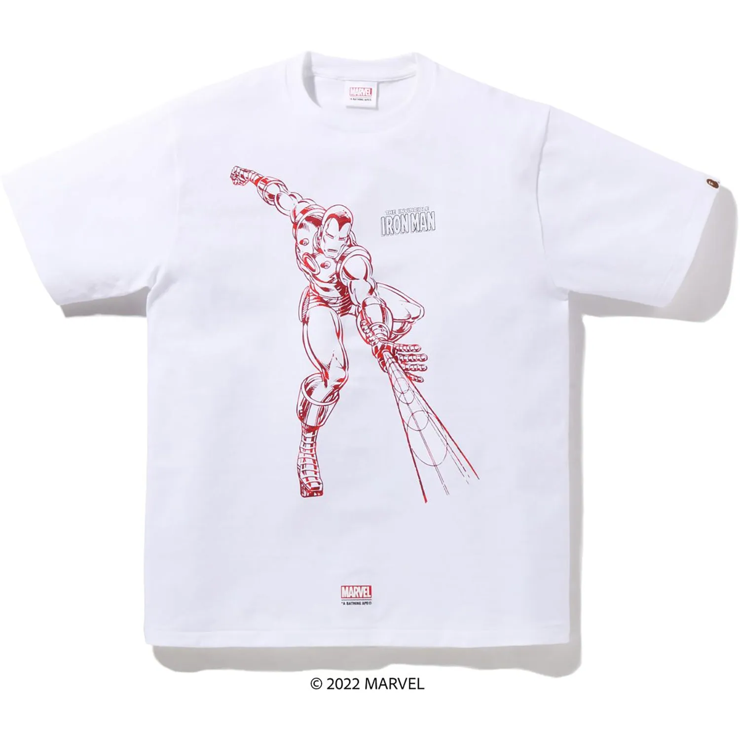 BAPE X MARVEL IRON MAN TEE MENS