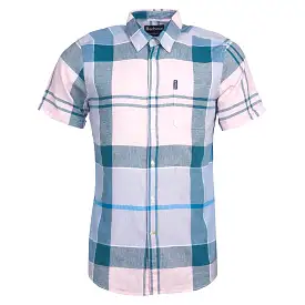 BARBOUR Douglas Short Sleeved Shirt Pink