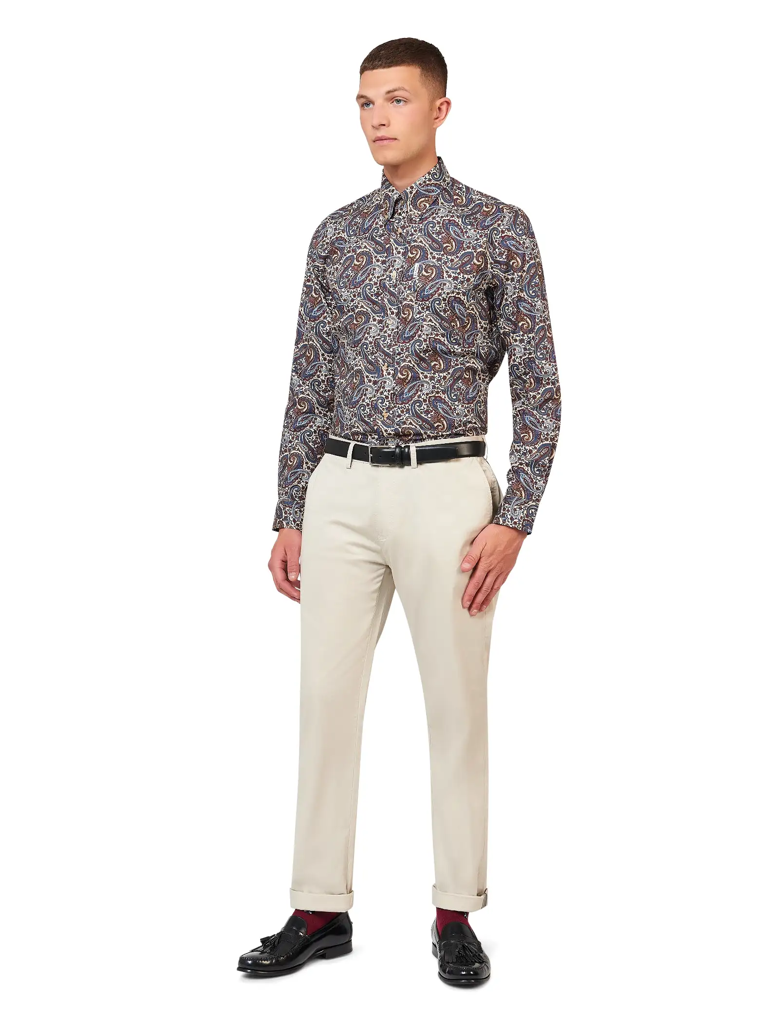 Ben Sherman Mens Paisley Print