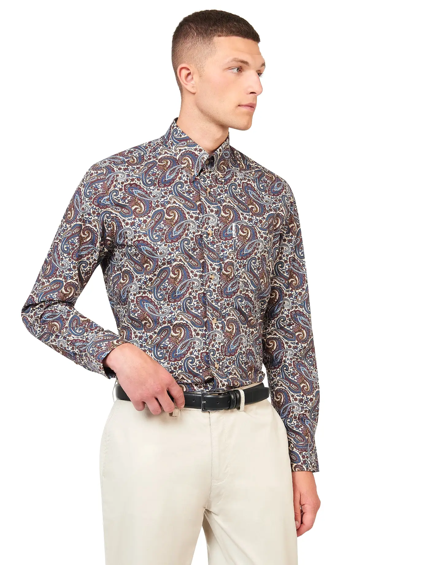 Ben Sherman Mens Paisley Print