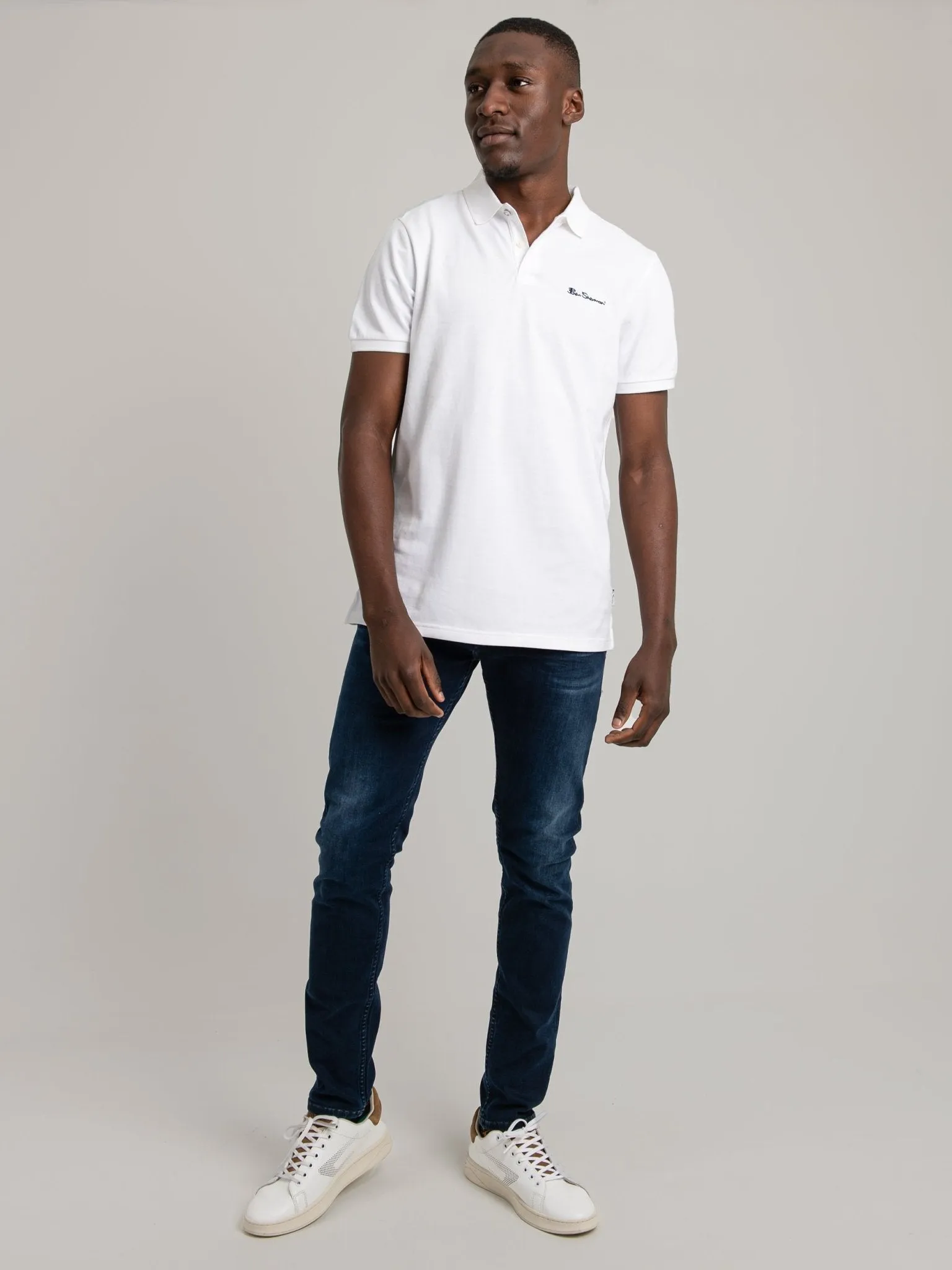 Ben Sherman Polo Ss White