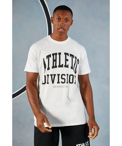 boohoo Mens Man Active Athletic Division T-Shirt