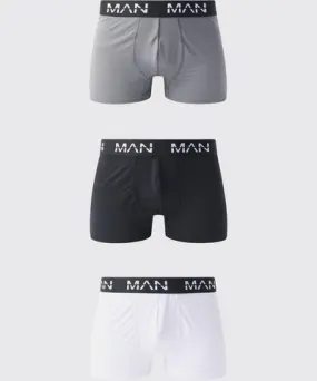 boohoo Mens Man Active Performance Boxer 3 Pack