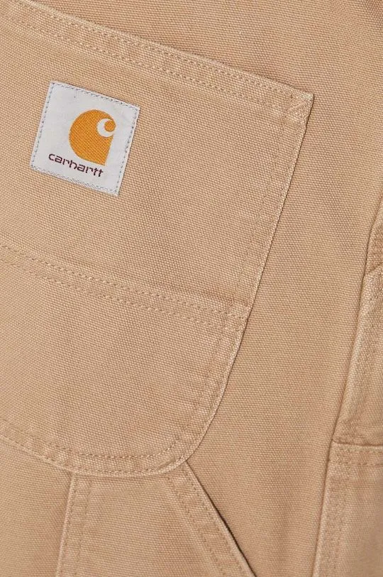 Carhartt WIP cotton trousers Double Knee Pant beige color I031501.2FS3K