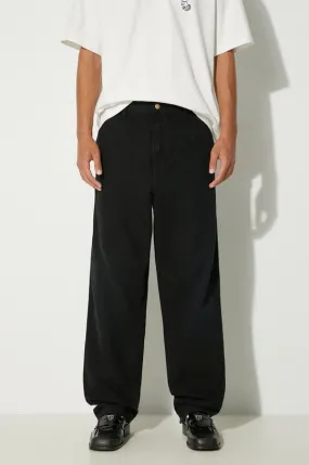 Carhartt WIP cotton trousers Simple Pant black color I031220.893K