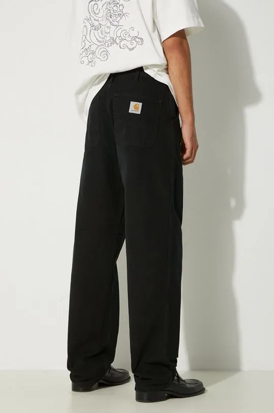 Carhartt WIP cotton trousers Simple Pant black color I031220.893K