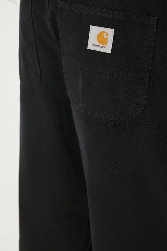 Carhartt WIP cotton trousers Simple Pant black color I031220.893K