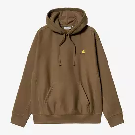 Carhartt WIP Hooded American Script Sweatshirt Lumber