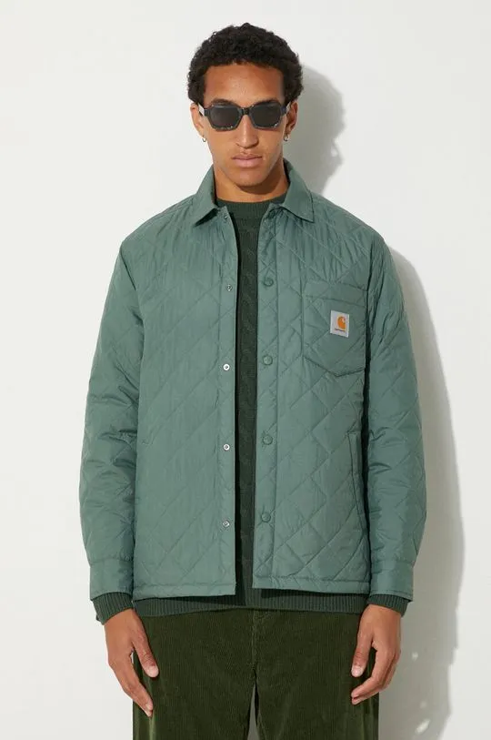 Carhartt WIP jacket Wadeson men's green color I034363.29NXX