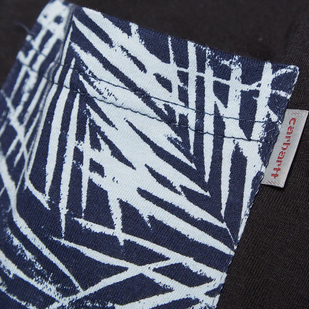 Carhartt WIP Lambert TeeBlack & Palm Print