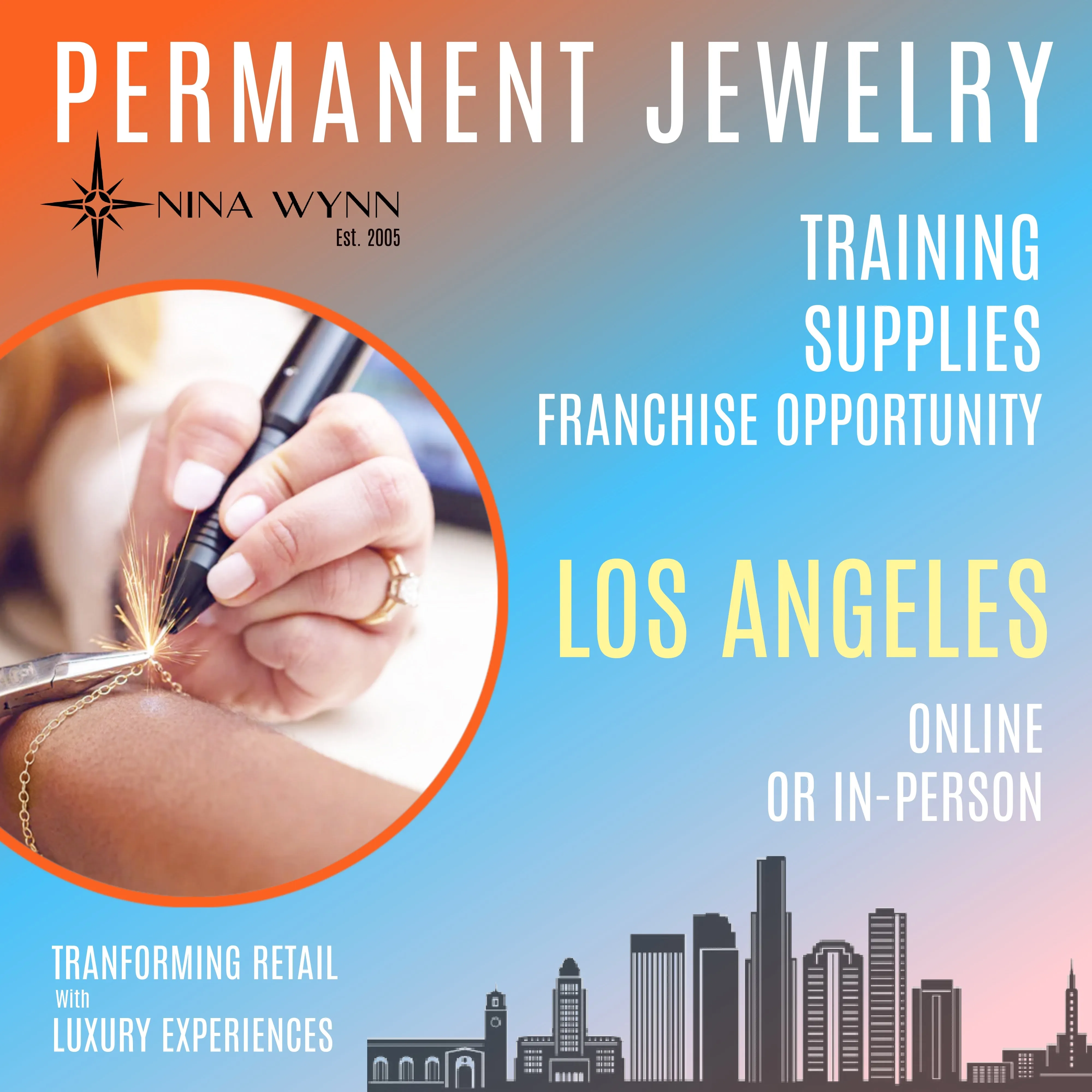 Certified In-Person Permanent Jewelry Training Los Angeles