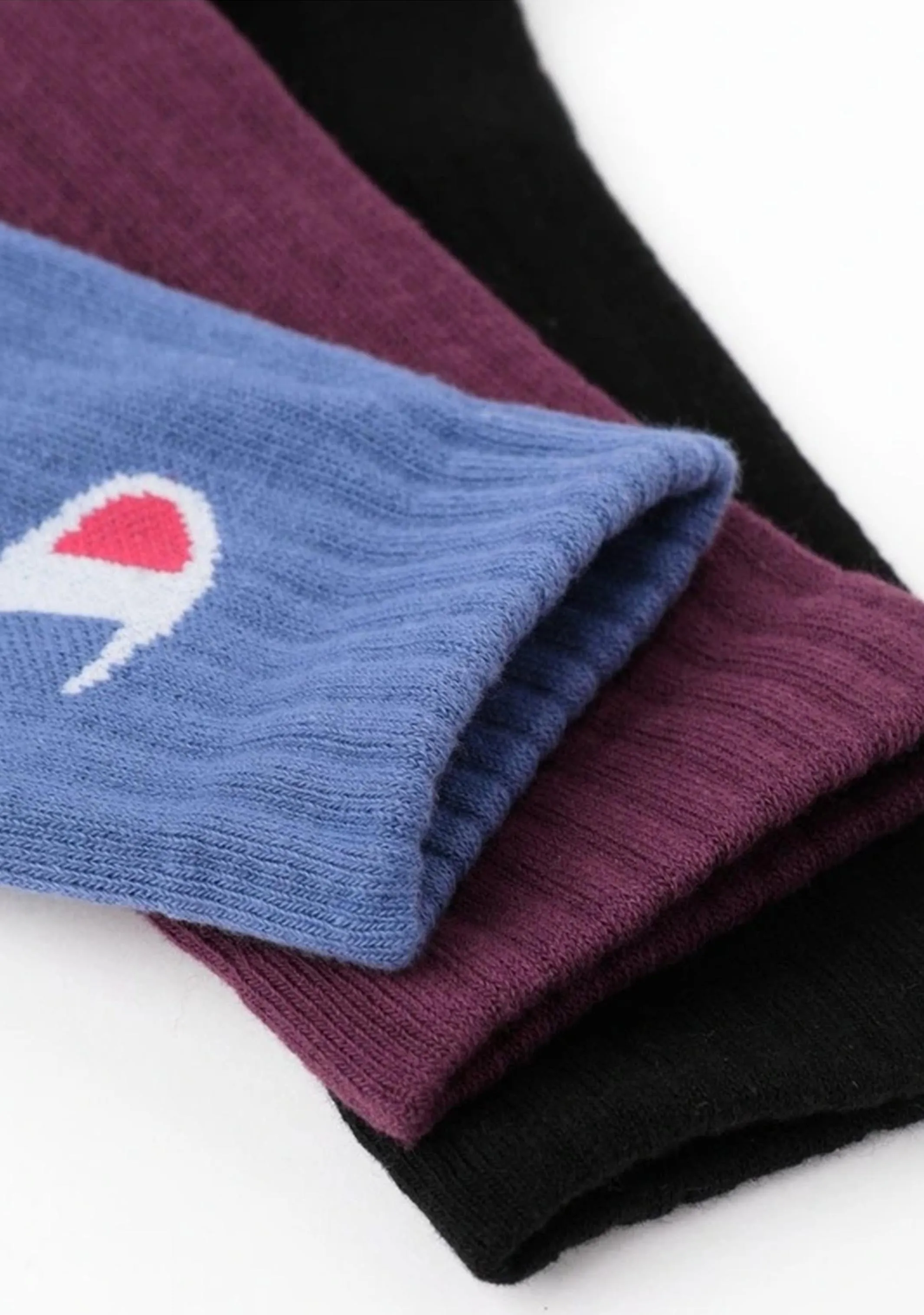 Champion 3 Pack Sports Crew Socks in Multi Colour  SXQE3N 08K