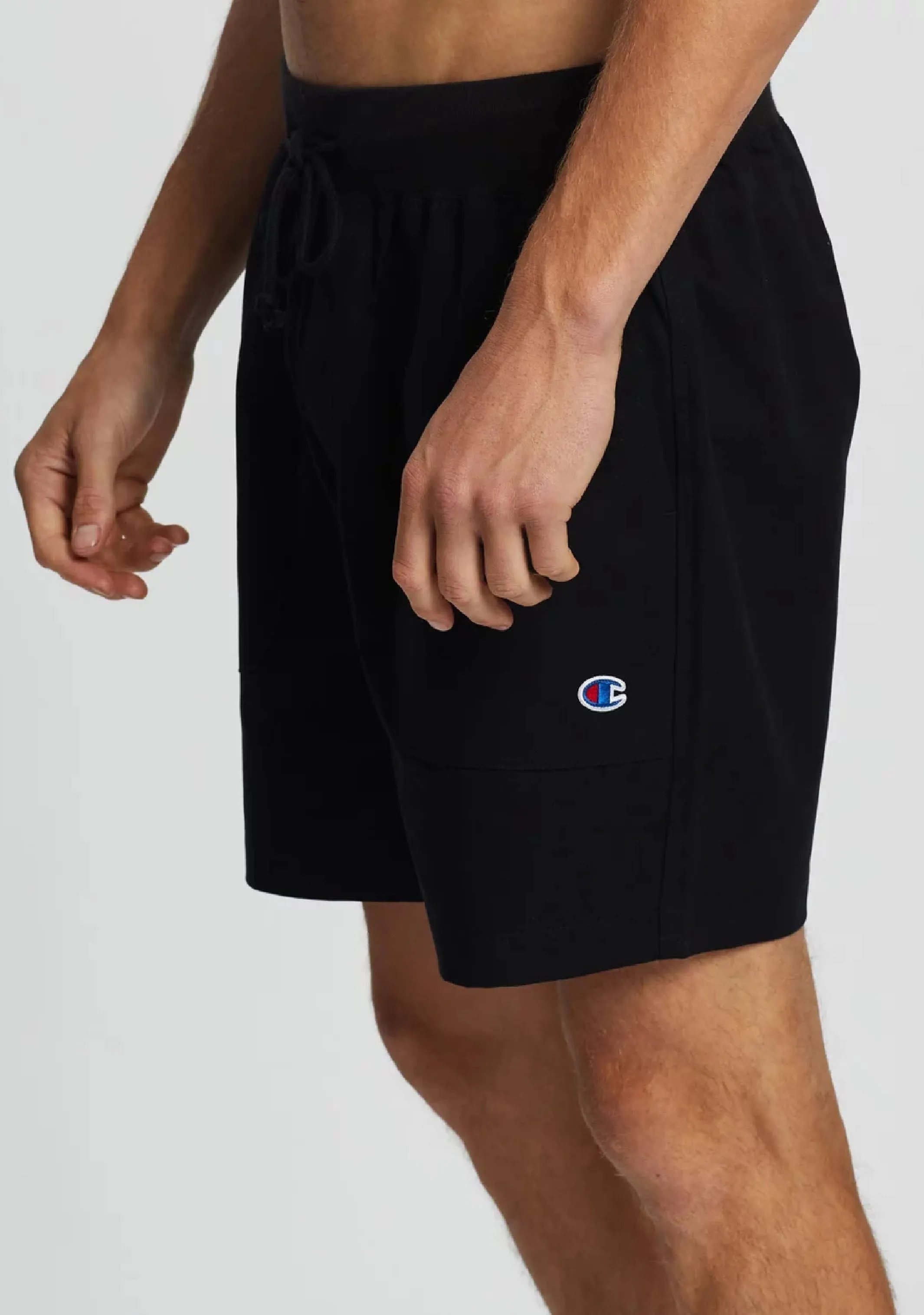 Champion Mens C Logo Jersey Short Black  A1374H BLK