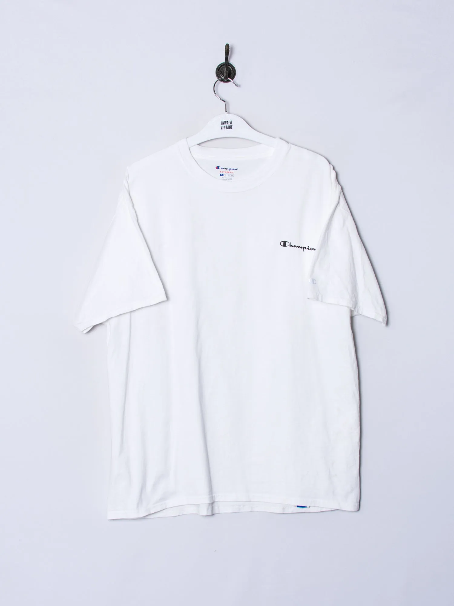 Champion White Cotton Tee