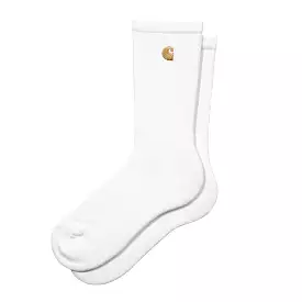 CHASE SOCKS WHITE / GOLD