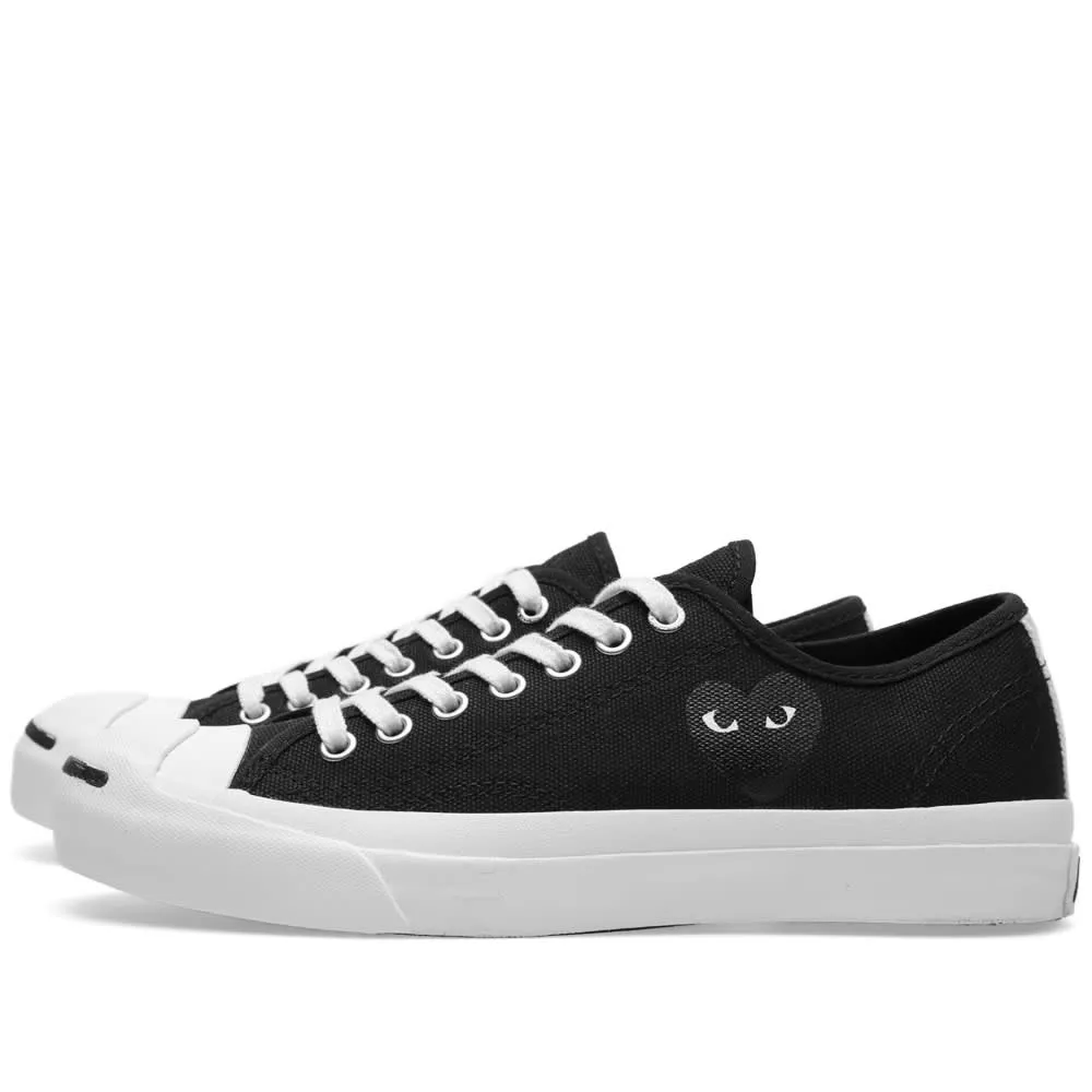 Comme des Garcons Play x Converse Jack Purcell OxBlack & Black