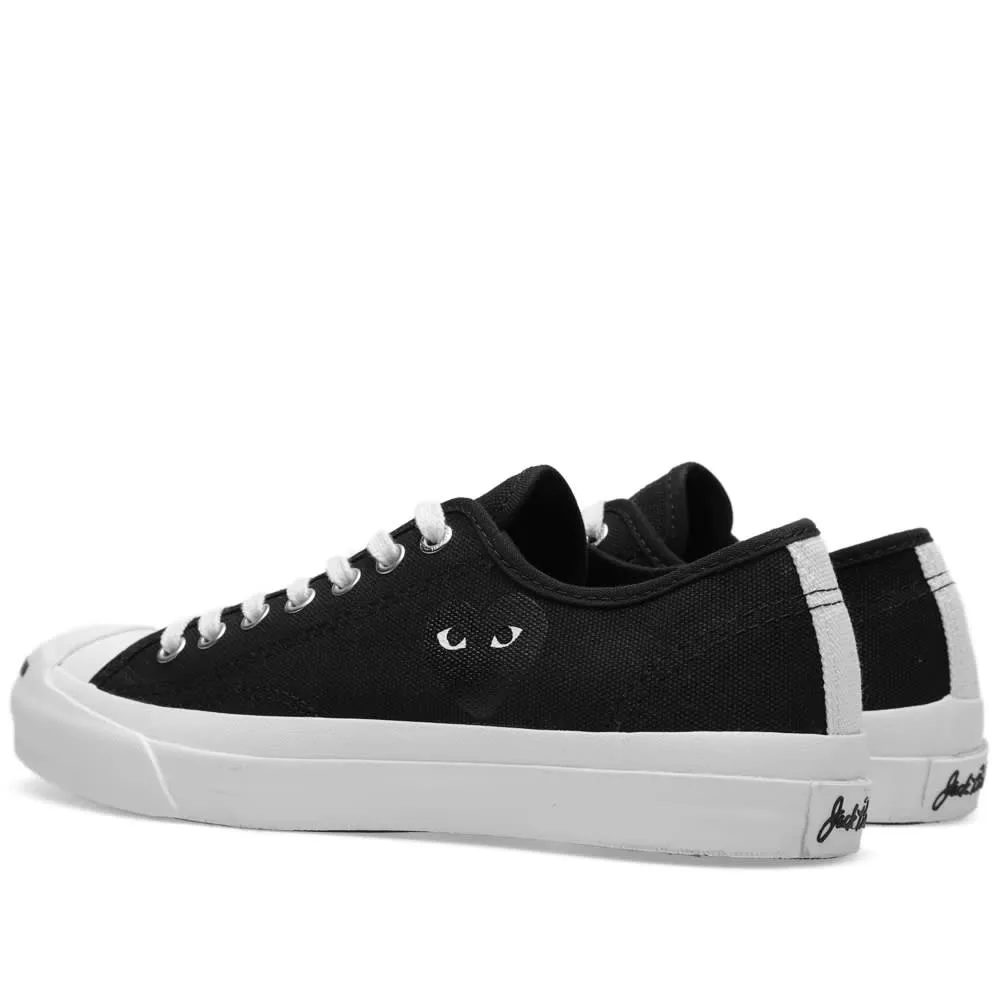 Comme des Garcons Play x Converse Jack Purcell OxBlack & Black