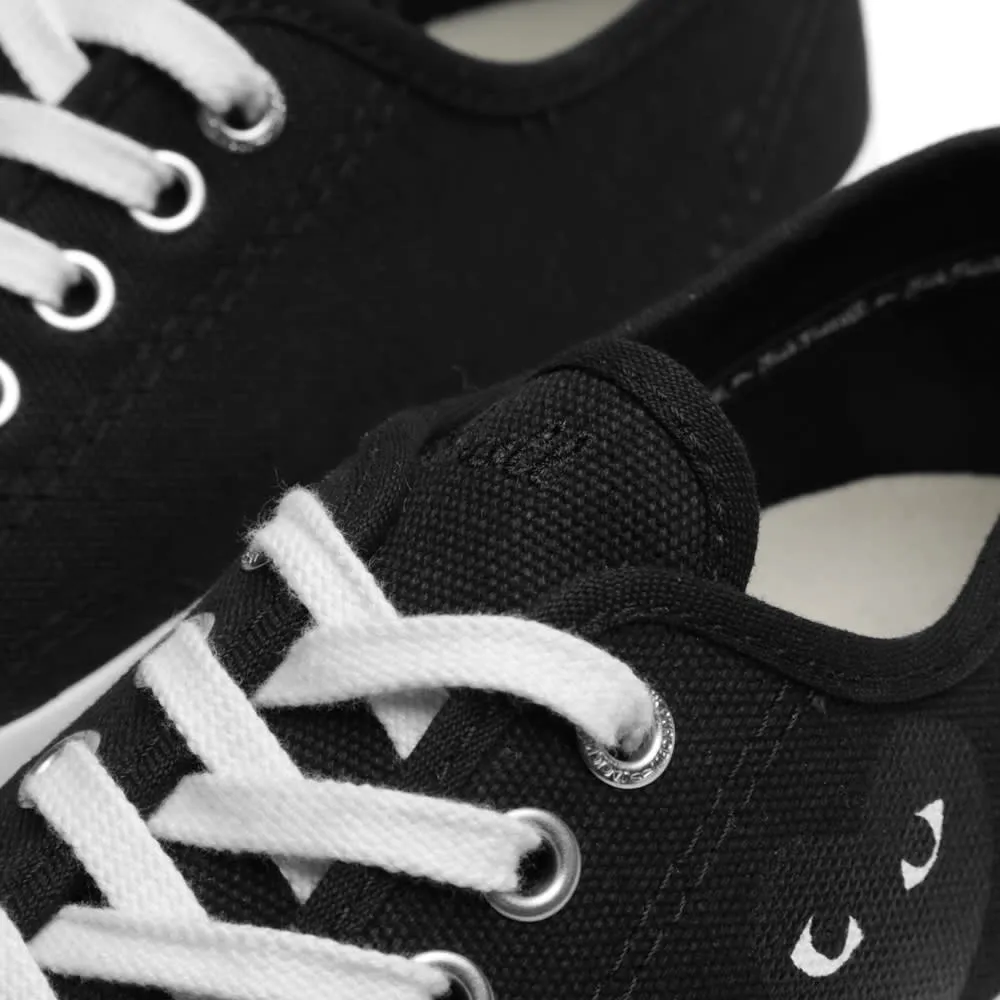 Comme des Garcons Play x Converse Jack Purcell OxBlack & Black