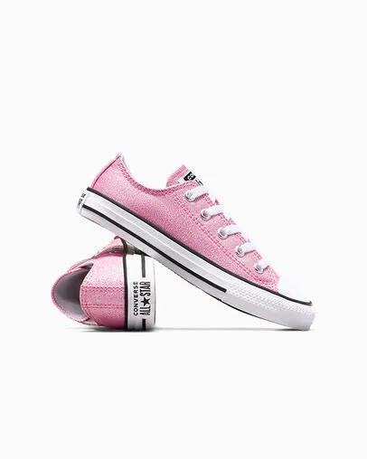 CONVERSE KIDS  ALL STAR PRISM GLITTER PINK SHOE