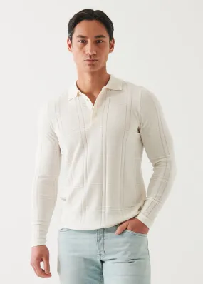 COTTON CUPRO LONG SLEEVE POLO