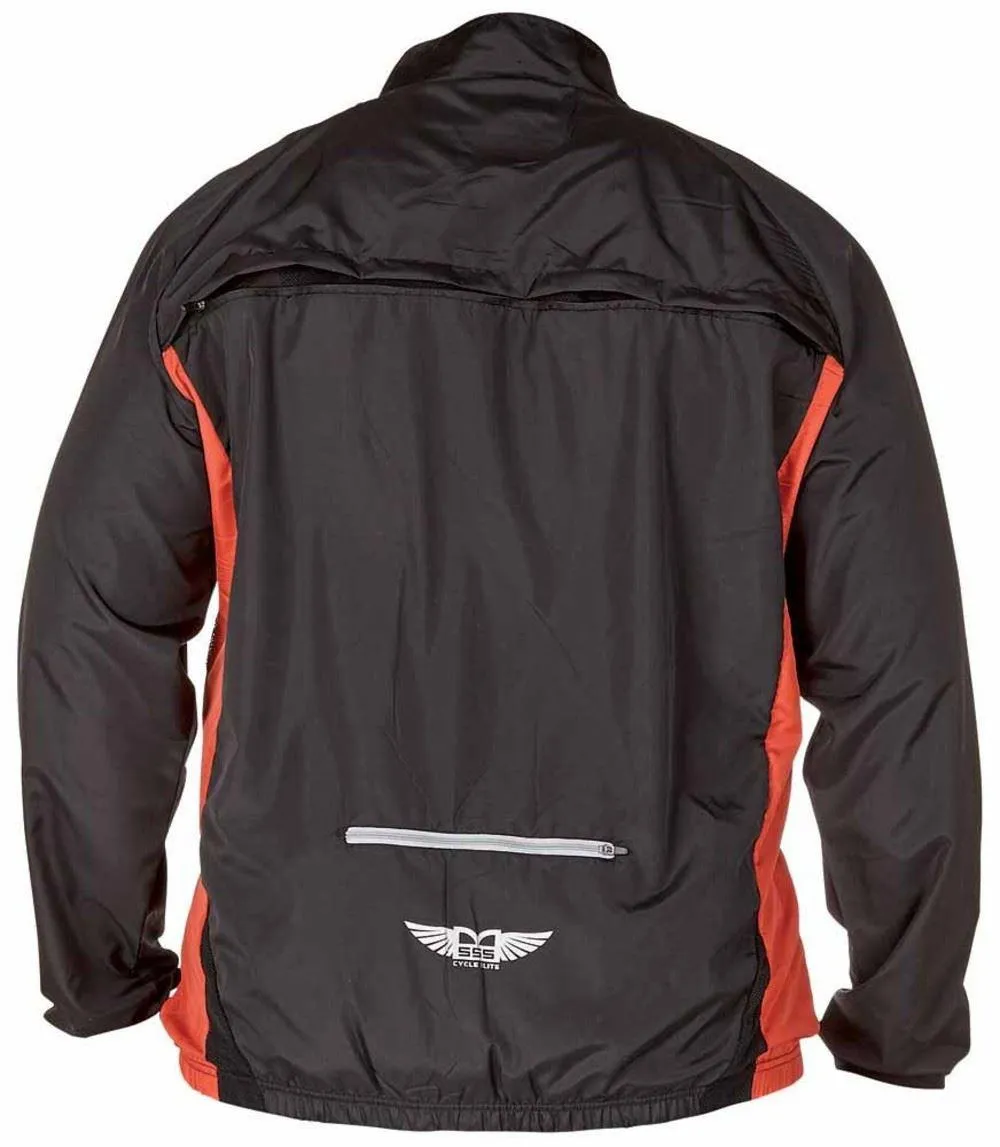 D555 Hoy Windproof Cycling Jacket - Black