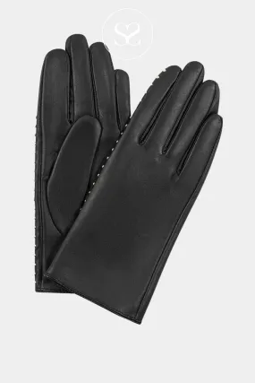 DEPECHE 16008 BLACK LEATHER GLOVES