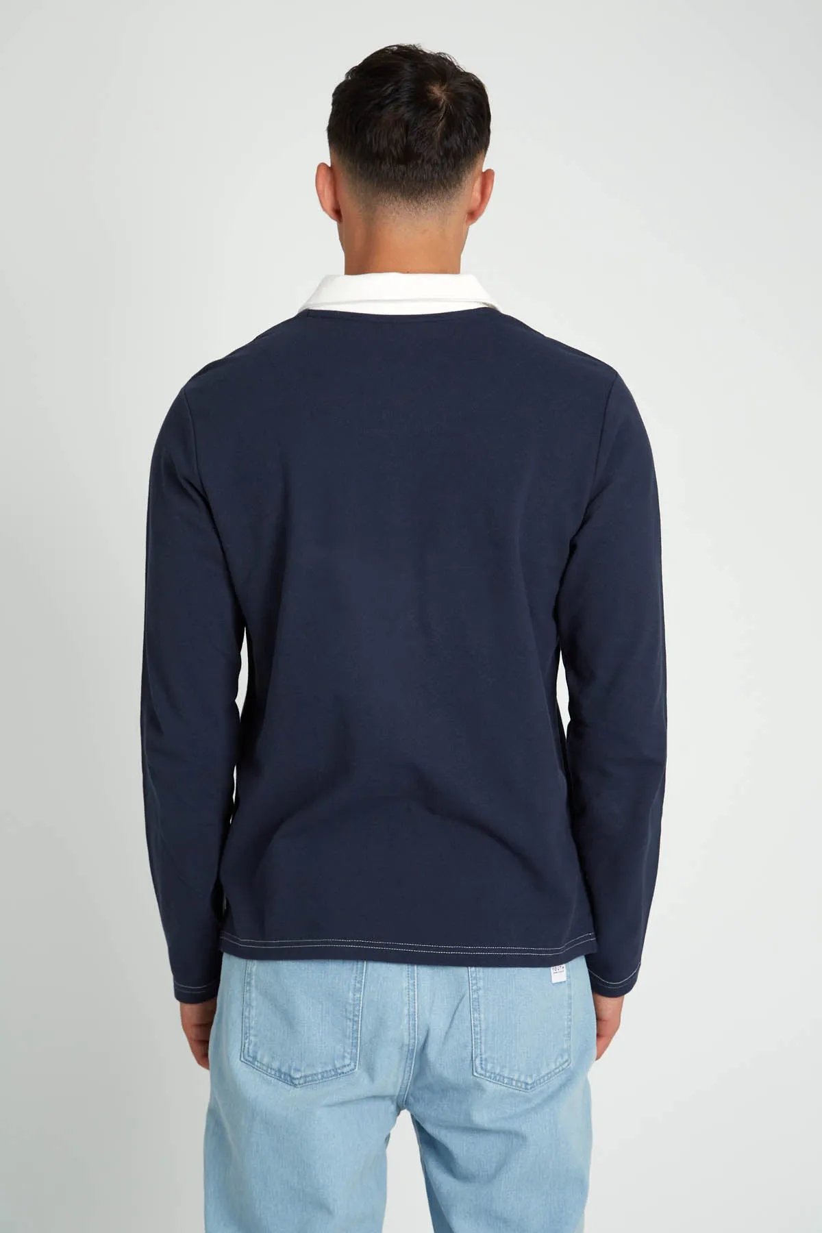 DRISCOLL LONG SLEEVE PIQUE POLO TOP