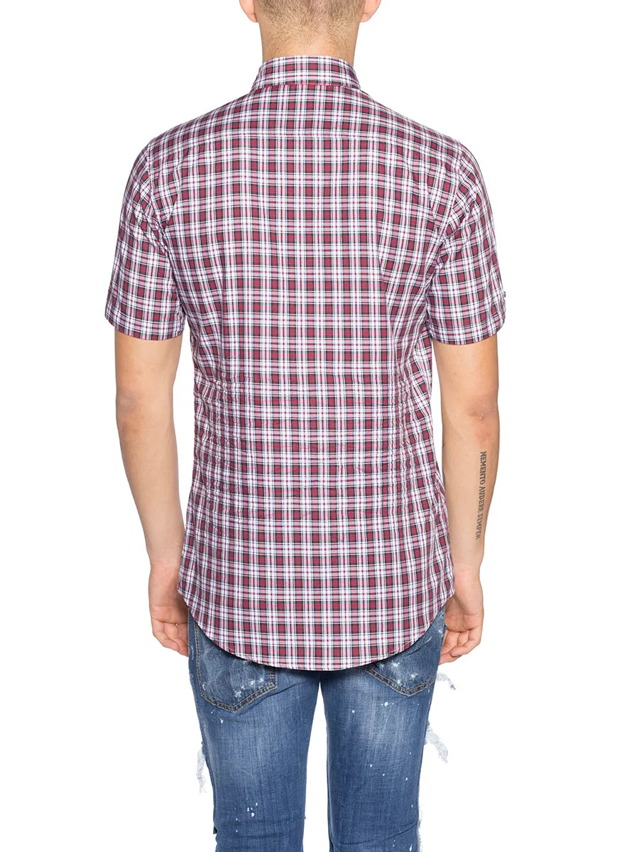 Dsquared2 Checked Short-Sleeved Shirt