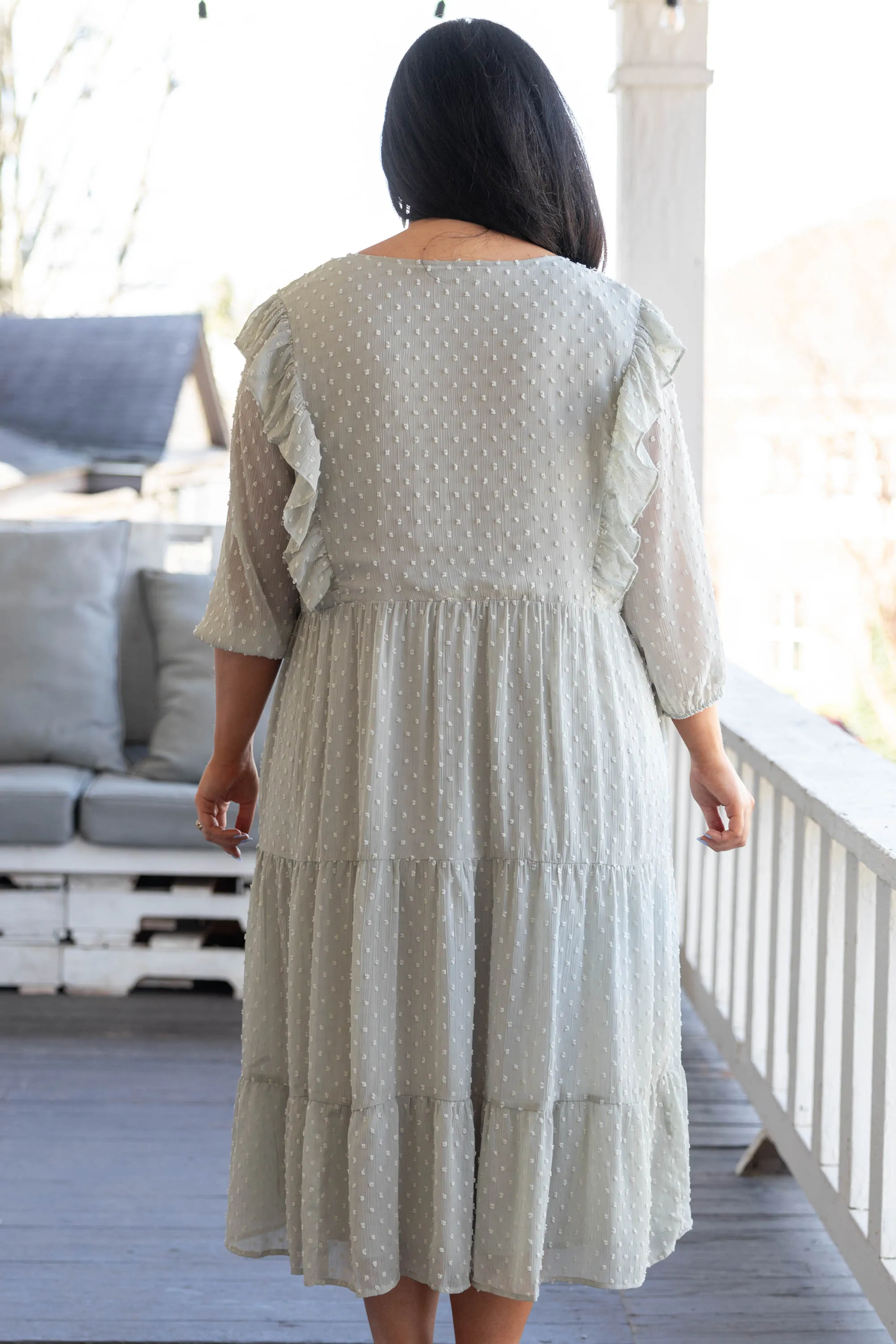 Endless Daydreaming Dress, Sage