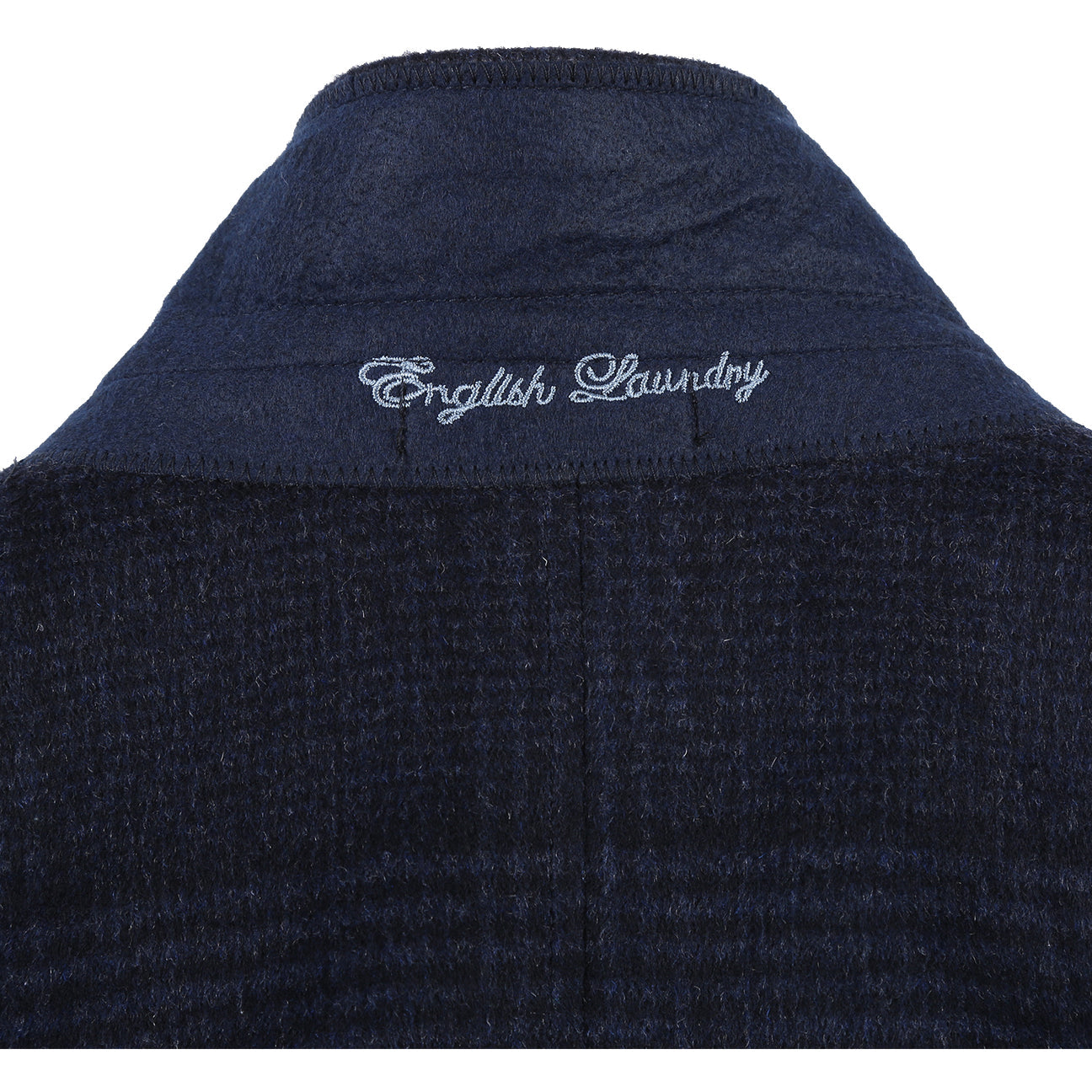 ENGLISH LAUNDRY Wool Blend Breasted Gray Blue Top Coat BIB EL53-55-495