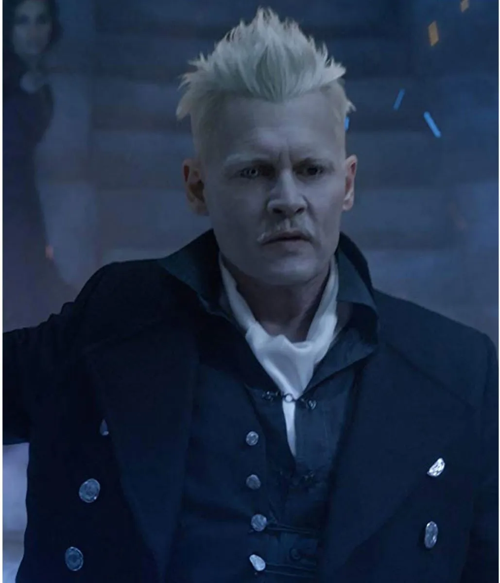 Fantastic Beasts 2 Johnny Depp Double Breasted Coat