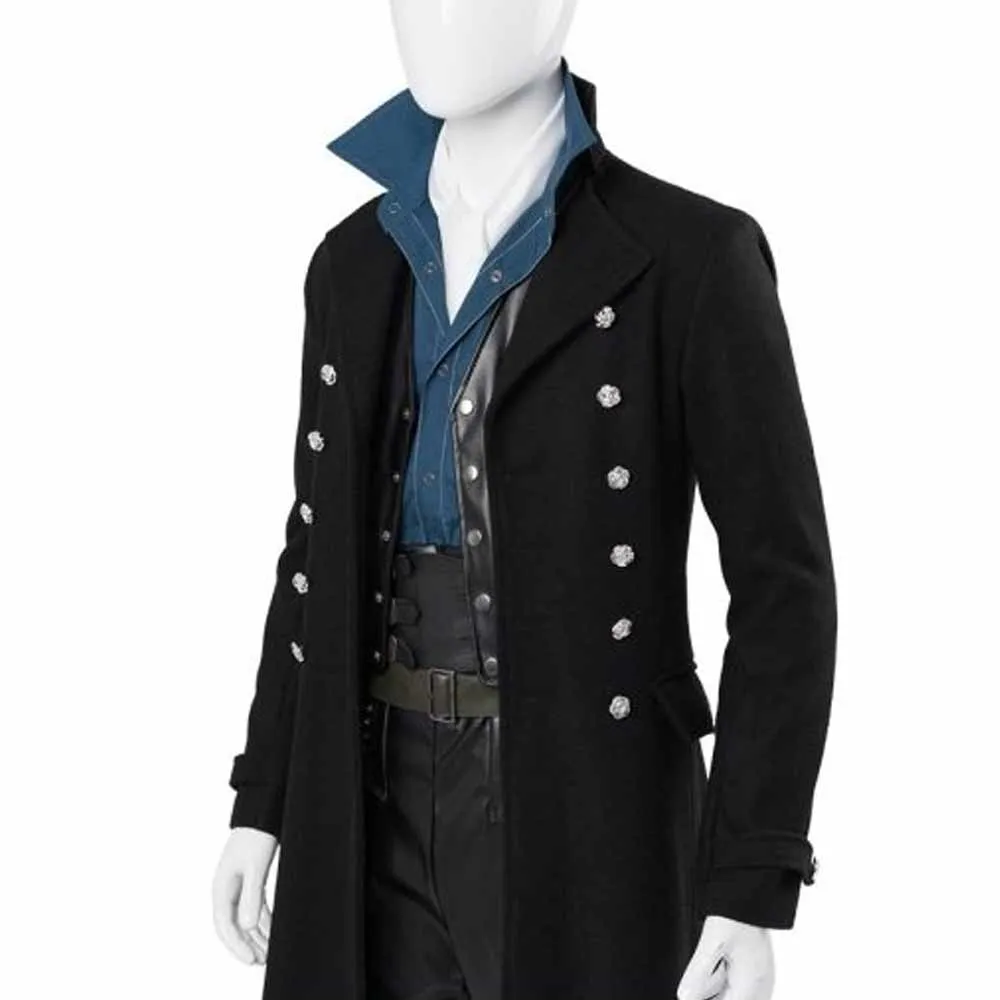 Fantastic Beasts 2 Johnny Depp Double Breasted Coat