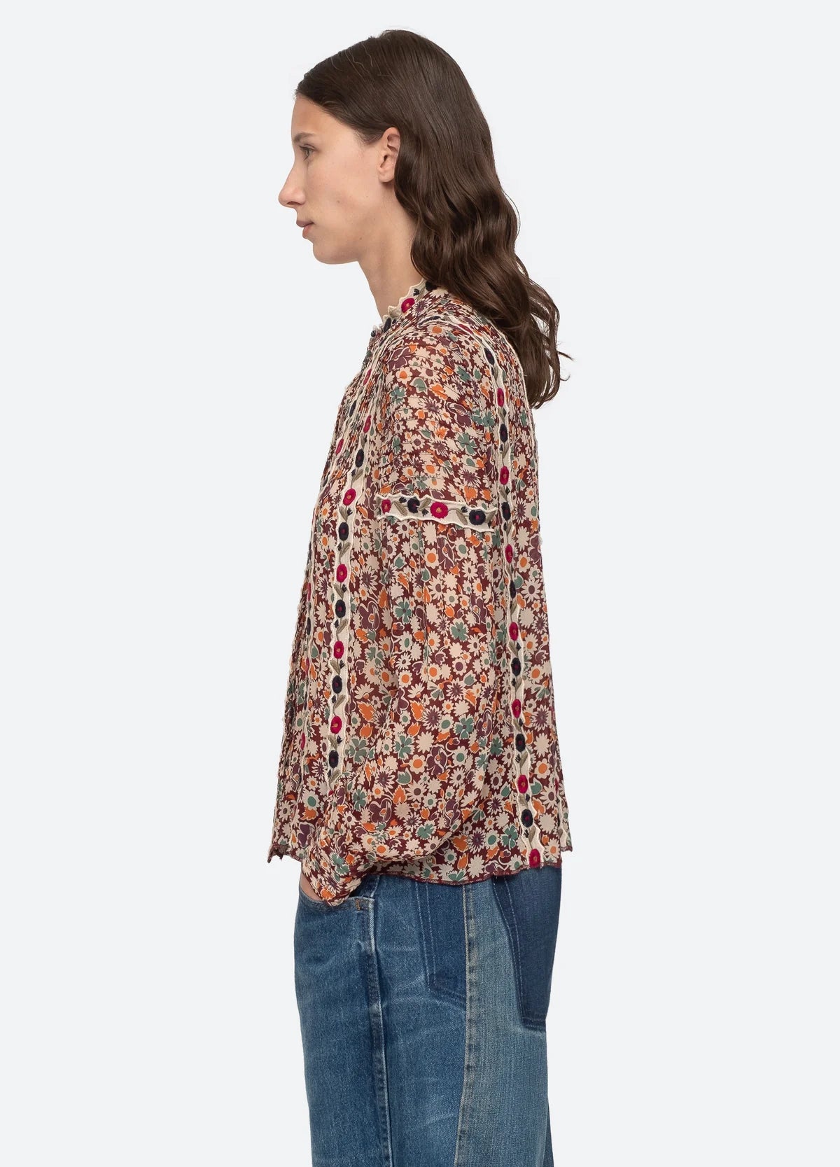 Fernande Print L/S Button Down