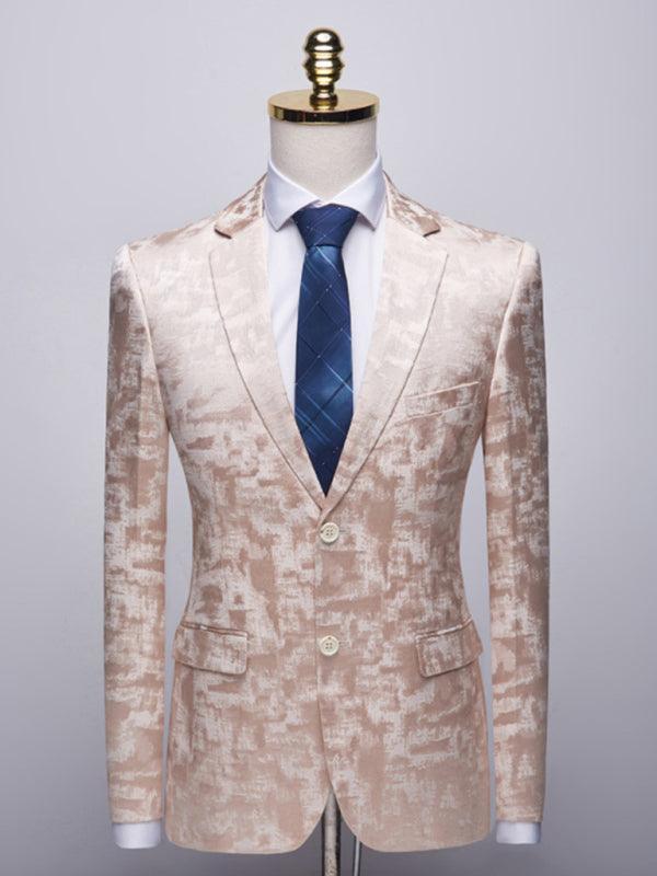 Formal Printed Two Piece Suit