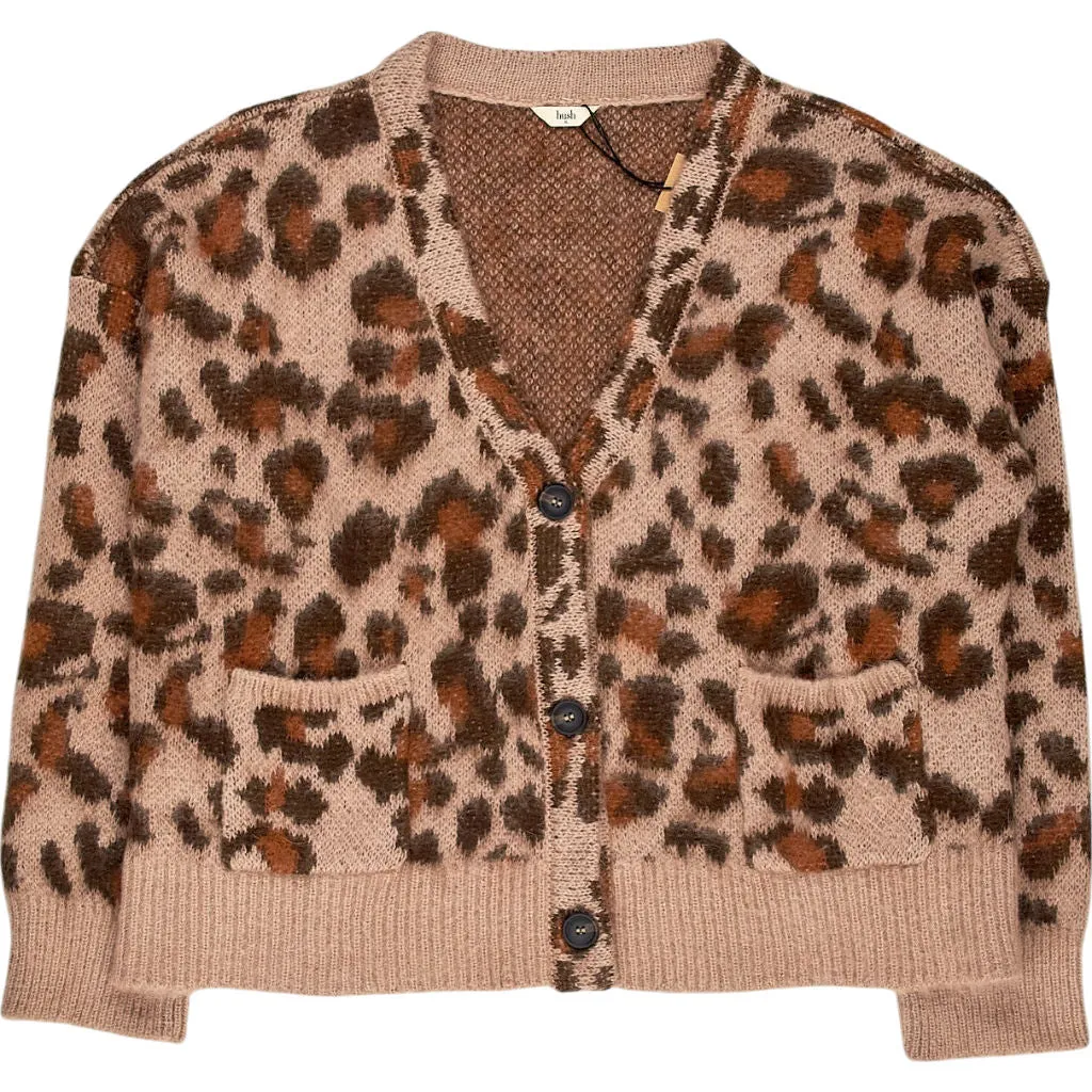 Hush Brown Leo Animal Cardigan