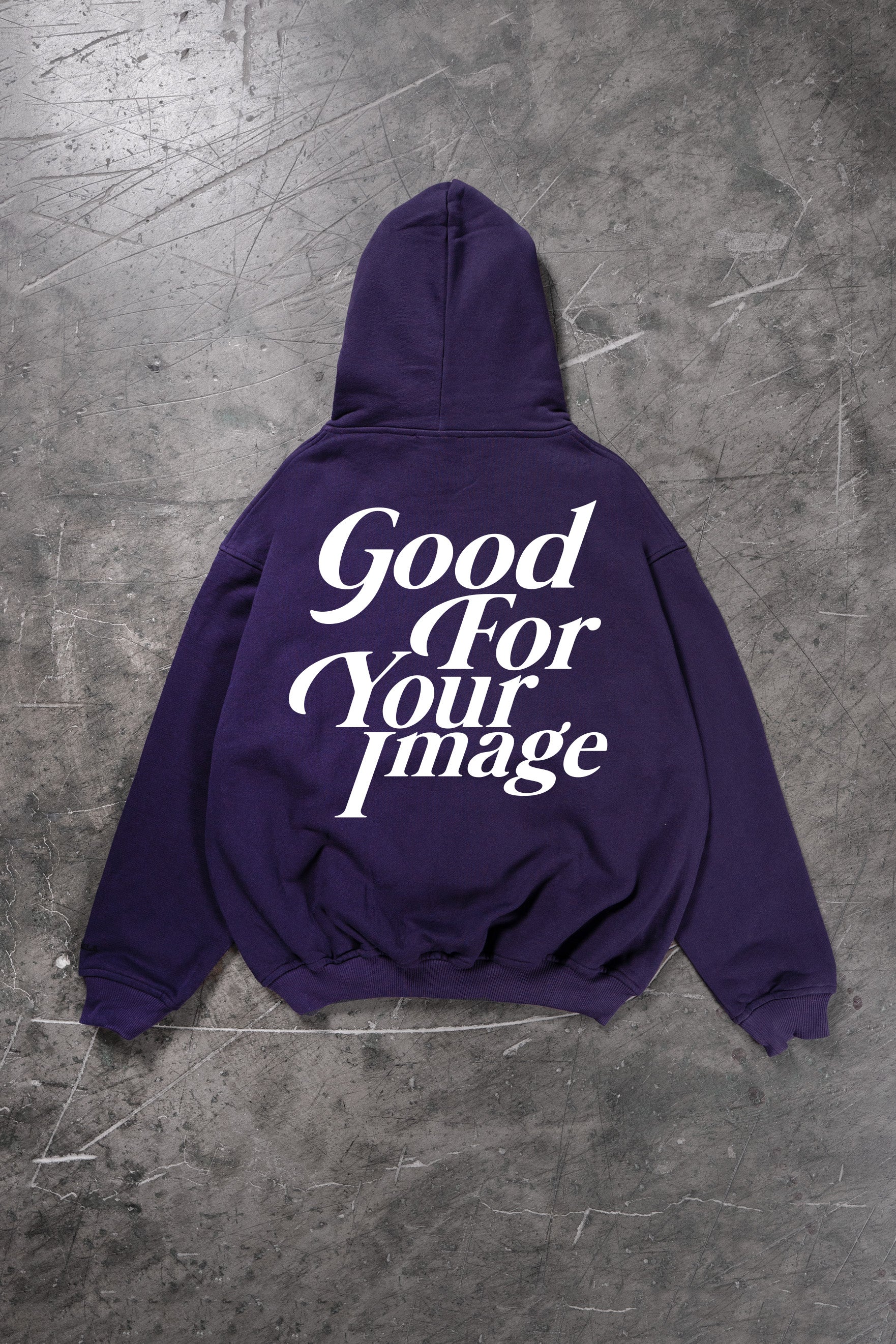 IMAGE PLUM SNAP BUTTON HOODIE