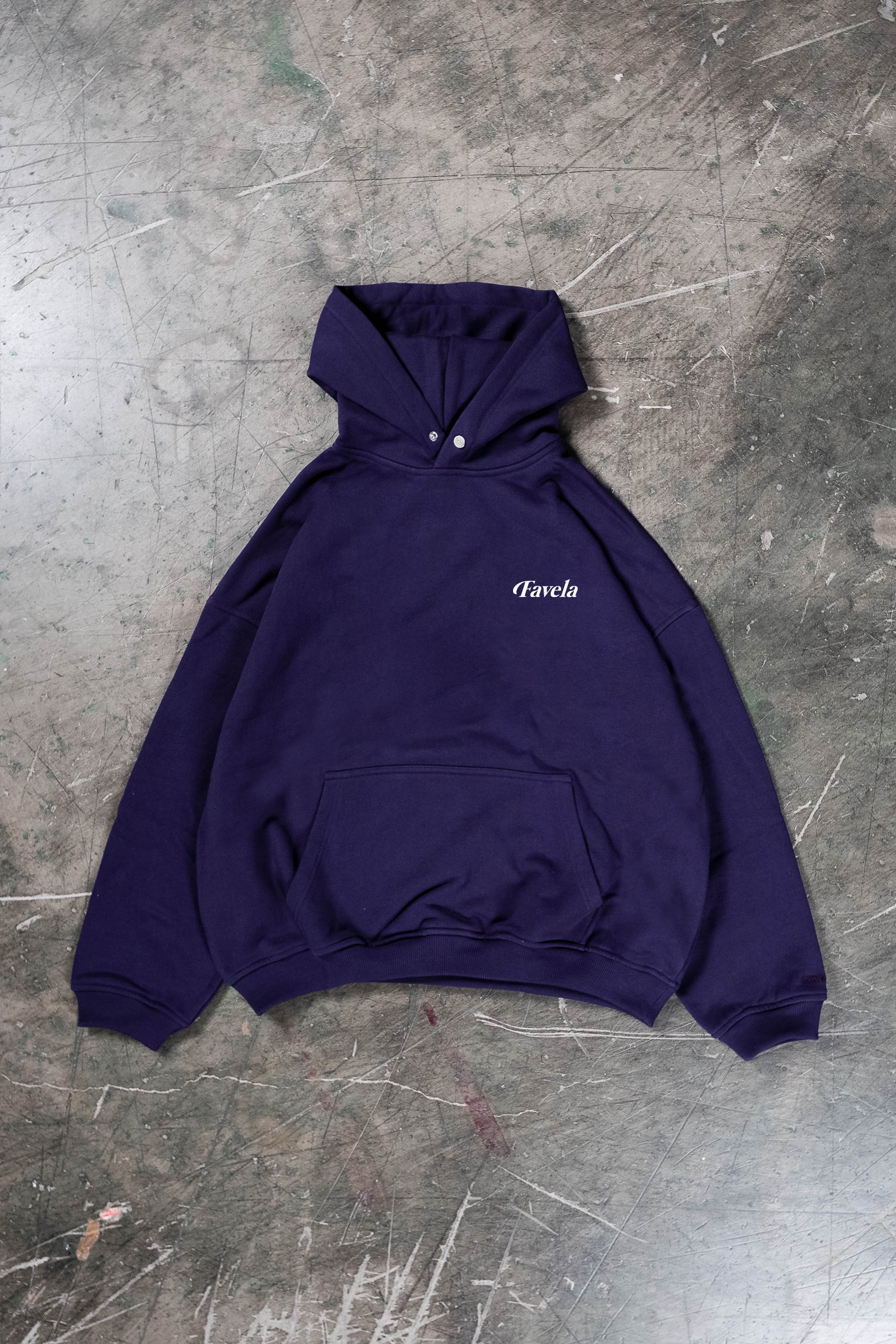 IMAGE PLUM SNAP BUTTON HOODIE