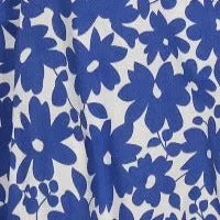 India Shoulder Tie Sundress Blue Poppy