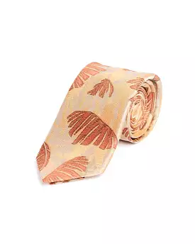 Jacquard Tie in Orange