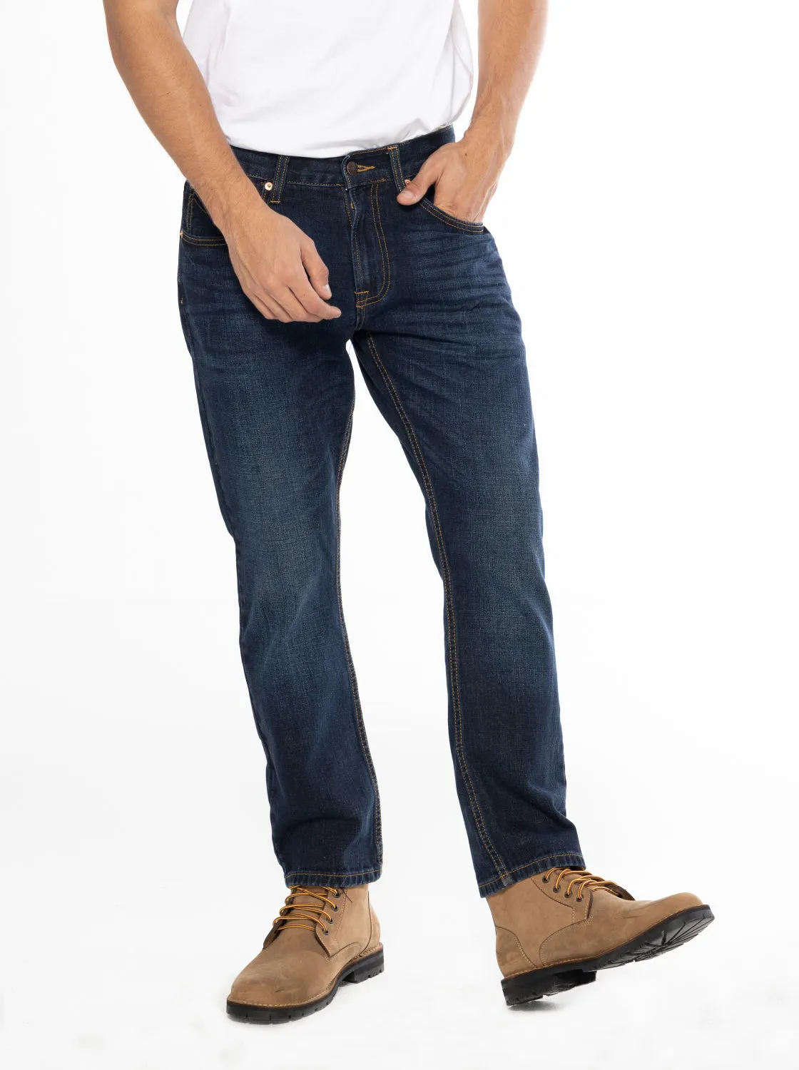 Jag Men's Low & Lean Jeans in Classic Dark