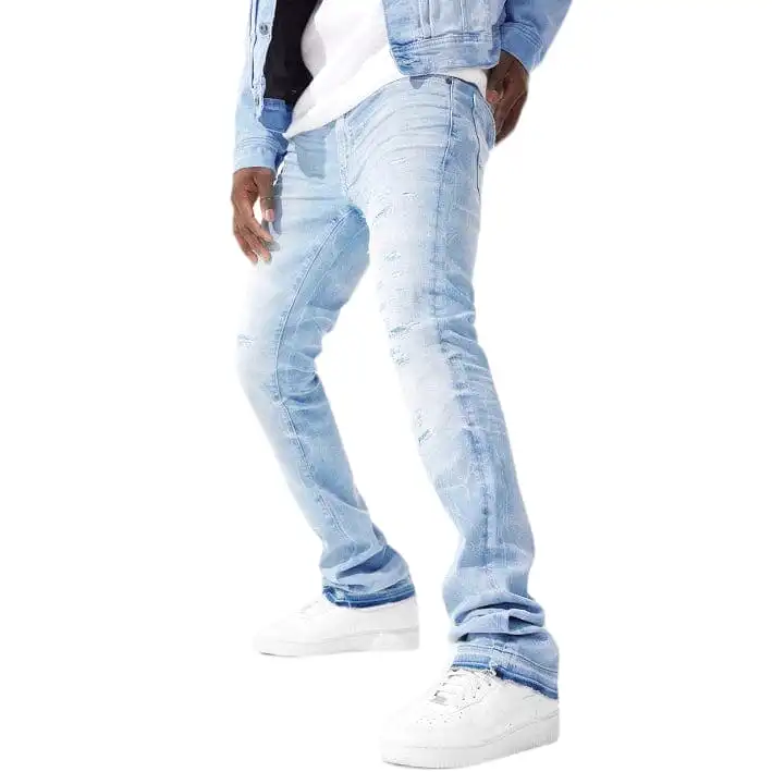 Jordan Craig Martin Stacked Amsterdam Azure Denim (Sky Blue)