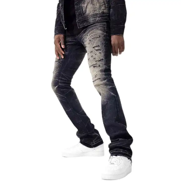 Jordan Craig Martin Stacked Amsterdam Monochrome Denim (Nature Black)