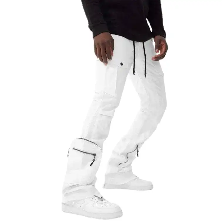 Jordan Craig Martin Stacked Aviation Cargo Pants (Bone) JTF220